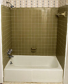 Tub to Shower for Senior with No Barrier Shower Pan in Montgomery, AL