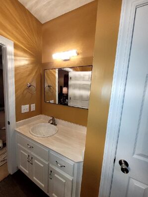 Bathroom Remodeling (New Paint, Flooring, Garden Tub to Shower Conversion, New Lighting) in Deatsville, AL (2)