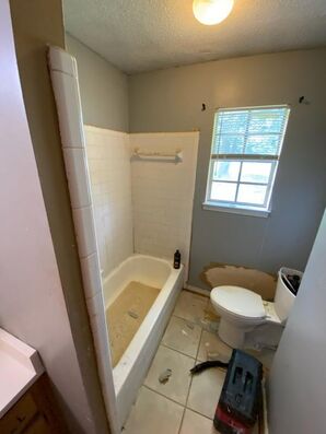 Before & After Bathroom Remodel in Deatsville, AL  The job was done by Garrett and Jacob (1)