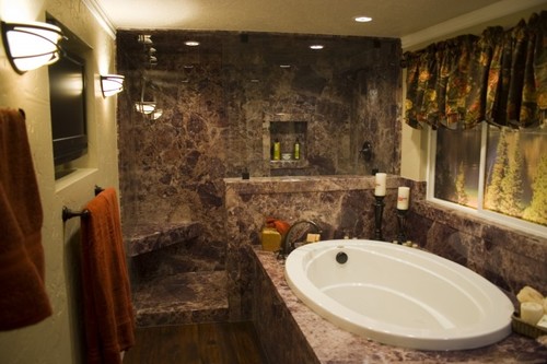 Bathroom Remodel Shower and Bath Tub