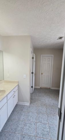 Bathroom Remodeling in Wetumpka, AL    Full Remodel Painting, Flooring, New Tub to Shower Conversion, New High Rise Toilet, New Vanity with Lighting, and the Conversion of the Old Shower Area into a Closet area    (Charlie Jr, Mike, and Landon) (1)