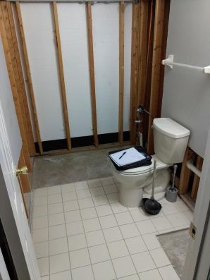Bathroom Remodeling in Montgomery, AL
Flood from the frozen water line    done For her through her Home Owners insurance Company '' Farmers Insurance (2)