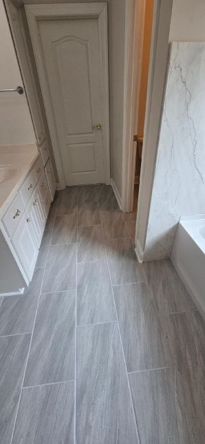 Bathroom Remodeling in Prattville, AL: New Tub Area, New Shower Area, New Flooring, and Paint Job    (Charlie Jr., Mike, & Landon) (8)