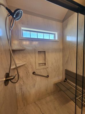 Tub to Walk-In Shower Conversion in Opelika, AL (Garett & Mike) (1)