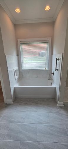 Bathroom Remodeling in Prattville, AL: New Tub Area, New Shower Area, New Flooring, and Paint Job    (Charlie Jr., Mike, & Landon) (4)