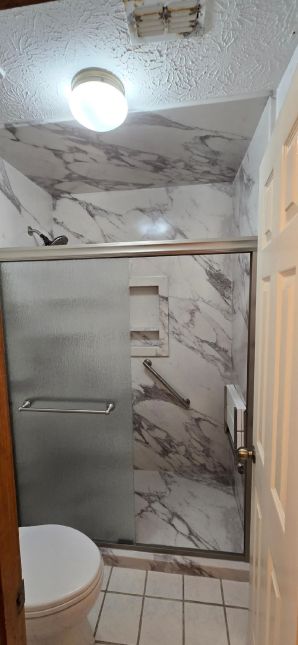 Tub to Walk-In Shower Conversion in Pine Level, AL ( Charlie Jr. & Mike) (2)