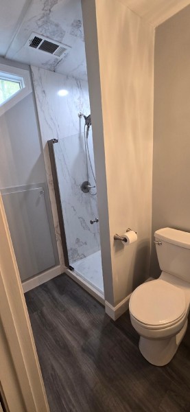 Bathroom Remodel in Wetumpka, AL (Charlie Jr. & Mike) New Shower Rebuild, New Painting, New luxury Vinyl Flooring, New Vanity Lighting and Mirror (7)