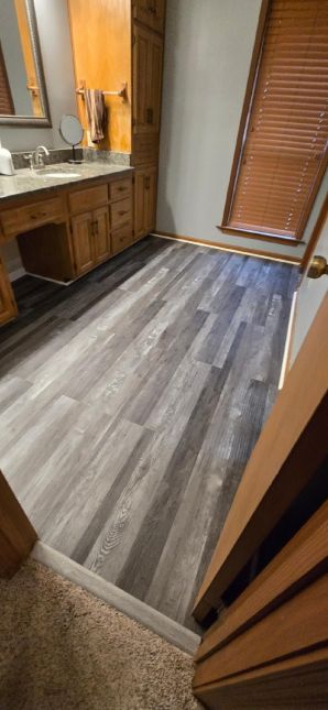 Before & After Tub to Shower Conversion in Wetumpka, AL
(Charlie Jr and Mike)
New Luxury Bathroom Vinyl Flooring Installed (4)