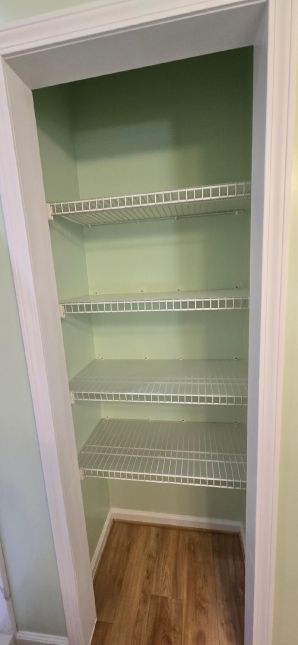 Full Bathroom Remodel in Plantersville, AL (Charlie Jr, Mike, and Landon)
New Tub to Shower, New Closet Area, New Flooring, New Lighting, Painting, and a Barn Door for the Entry Door. (6)