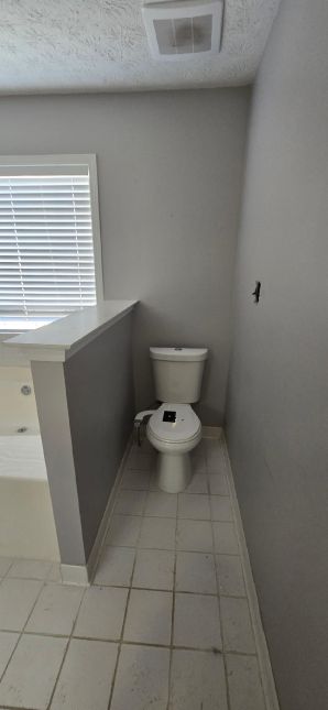 Bathroom Remodeling in Prattville, AL

Full Remodel for the Matarrese Family in Prattville , Alabama by Charlie Jr and Mike . Full Paint Job,Garden Tub to Shower Conversion, New Vanity, Removal of the Old Shower Converted to a Storage area, Enclosing the Toilet area with a Doorway and  Installing New Tile Flooring from the Old White to Mist Black (7)