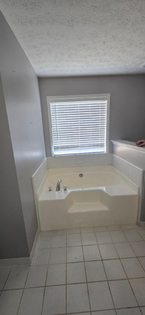 Bathroom Remodeling in Prattville, AL

Full Remodel for the Matarrese Family in Prattville , Alabama by Charlie Jr and Mike . Full Paint Job,Garden Tub to Shower Conversion, New Vanity, Removal of the Old Shower Converted to a Storage area, Enclosing the Toilet area with a Doorway and  Installing New Tile Flooring from the Old White to Mist Black (1)