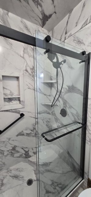 Bathroom Remodeling in Swift Creek, AL
Guest Bathroom, Tub to Shower Conversion, Full Paint Job, New Tile Flooring, Removing a wall Charlie Jr & Mike (4)