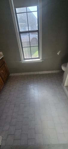 Bathroom Remodeling in Prattville, AL
Flooring, Painting, New Vanity, Mirror, New Lighting, and New Shower Rebuild
(Mike & Landon) (4)