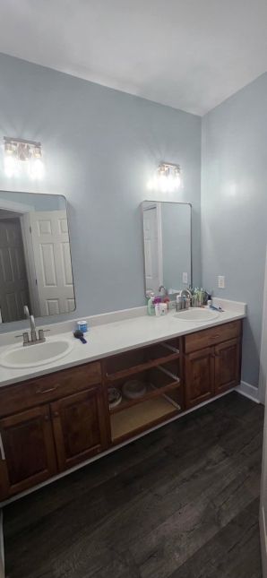 Bathroom Remodeling in Prattville, AL New Flooring , Painting , New Lighting , New Vanity Top, Tub Rebuild (Mike & Landon) (2)